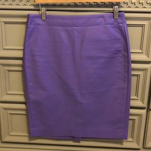 Bright Purple JCrew Pencil Skirt